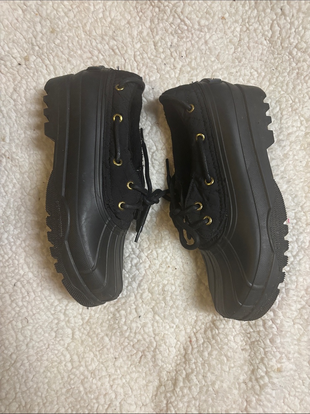 Sperry Topsider Rubber Duck Shoes Size 7.5 women's